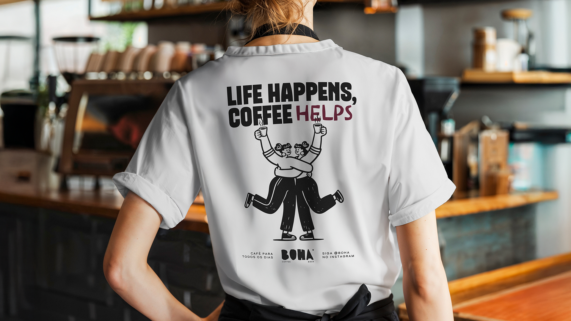 Identidade visual Boha Coffee & Bar