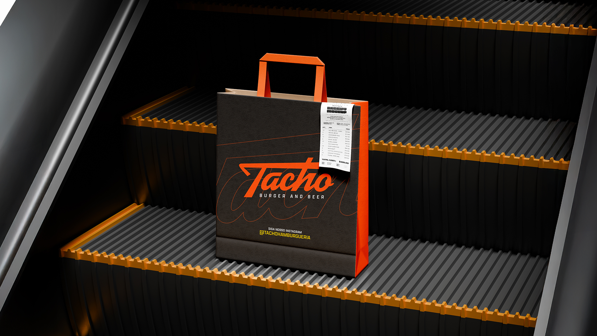 Identidade visual Tacho Burger and Beer